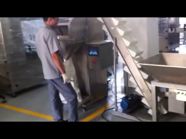 Pusautomātiska paciņu rīsu mazo granulu iepakošanas mašīna